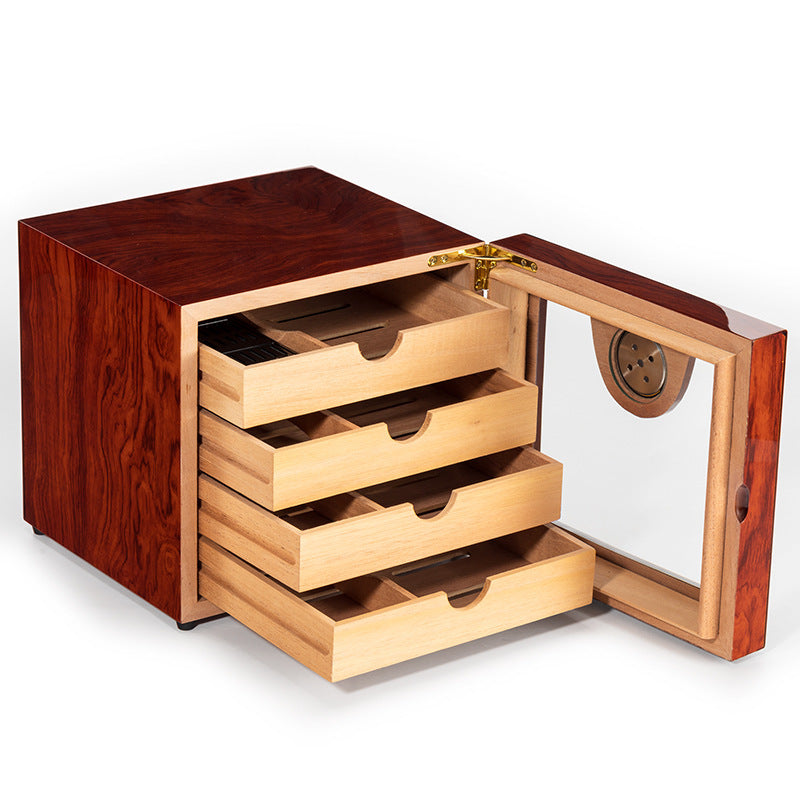 4 Layer Cedar Wood Cigar Humidor