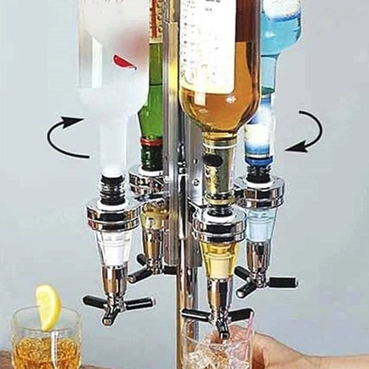 Bar Accesories Buffet Pourer Wine Bottle Dispenser Liquor Dispenser Wine Rack Bar Wall-Mounted Wines Shaker Home Drinks Bar Tool